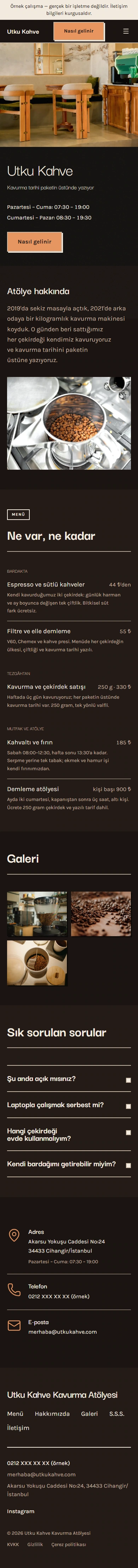 Akşam tezgâhı, mobil tam sayfa