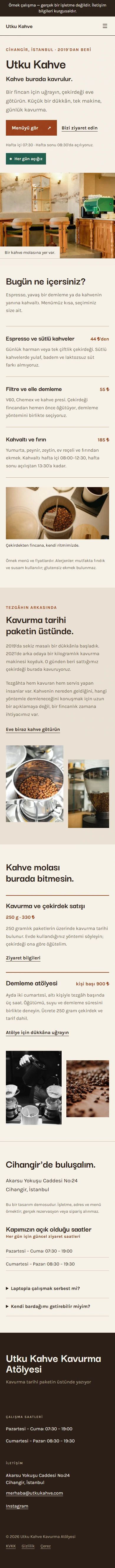 Utku Kahve · çift fotoğraf, mobil tam sayfa